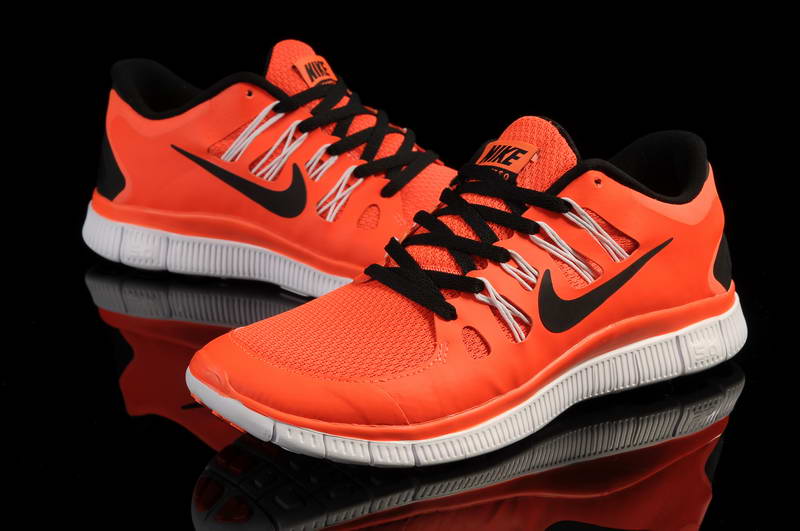 Nike Free Run 5.0 V2 Mens Running Shoes New Breathable Red (3)